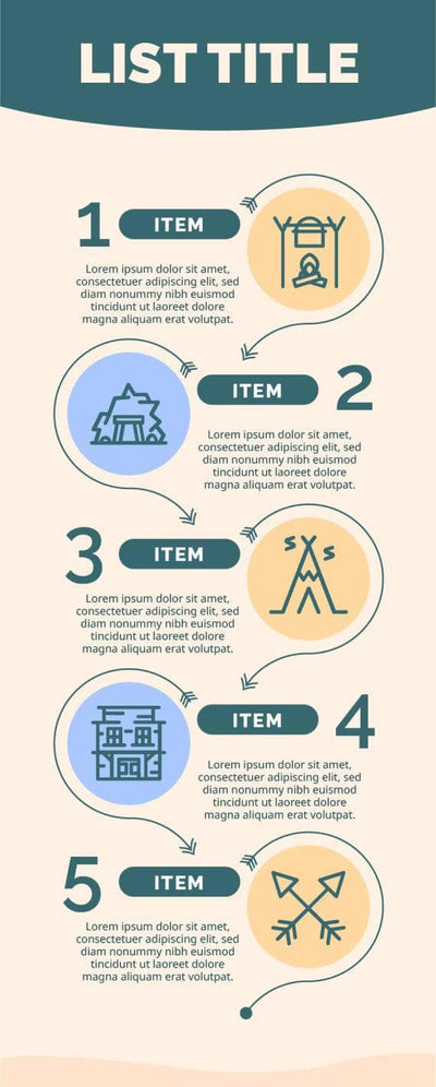 List-Infographics Infographics Yellow and Aquamarine List Infographic Template powerpoint-template keynote-template google-slides-template infographic-template