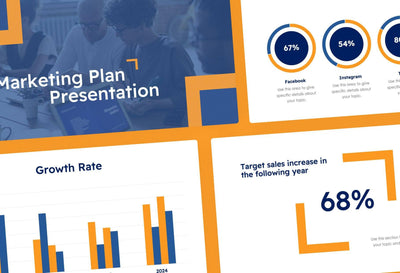 Business-Proposal-Deck Slides Yellow and Blue Elegant and Professional Presentation Marketing Plan Template S10192201 powerpoint-template keynote-template google-slides-template infographic-template