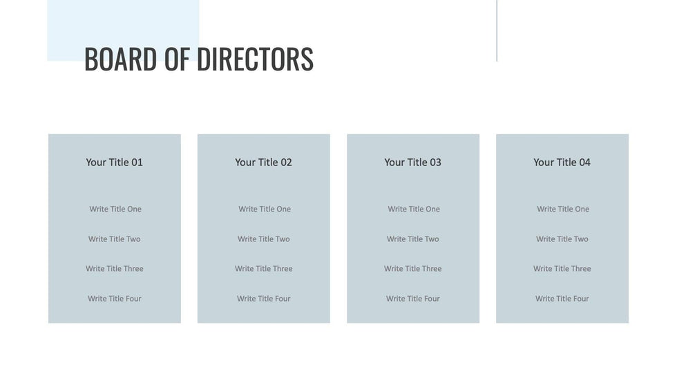 Annual-Report-Deck Slides Blue Light Black and White Minimal and Simple Presentation Annual Report Template S04212301 powerpoint-template keynote-template google-slides-template infographic-template