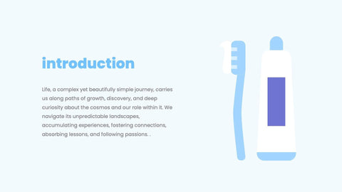 Health-Presentation-Template Slides Light Blue and Violet Simple Dental Presentation Template powerpoint-template keynote-template google-slides-template infographic-template