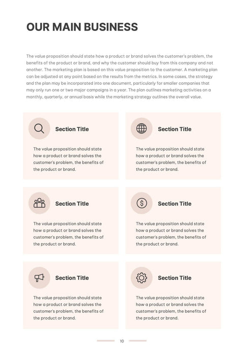 Annual-Report-Documents Documents Light Pink Minimalist Annual Report PowerPoint Template powerpoint-template keynote-template google-slides-template infographic-template
