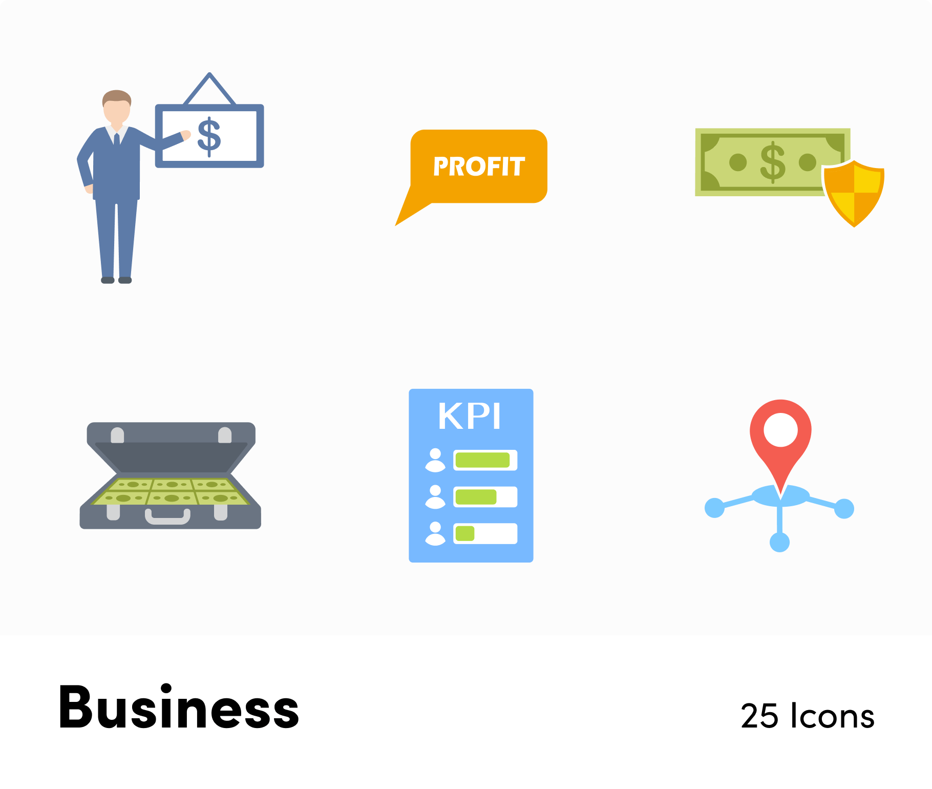 Business Flat Vector Icons S11262115-Icons-Business-Flat-Vector-Icons-Powerpoint-Keynote-Google-Slides-Adobe-Illustrator-Infografolio