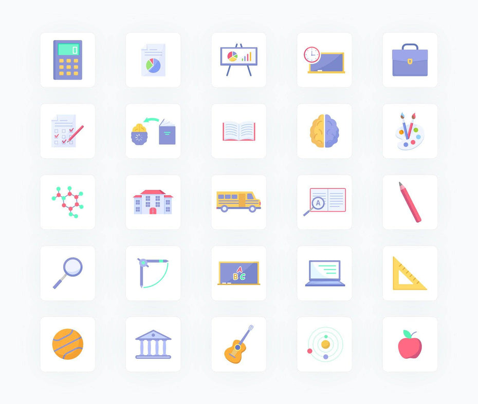 Coffee-Donuts-Cakes-Flat-Vector-Icons Icons Education Flat Vector Icons S04142201 powerpoint-template keynote-template google-slides-template infographic-template