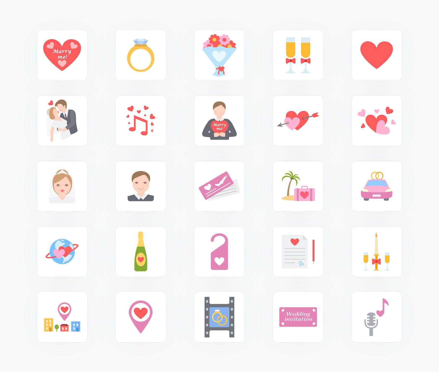 Coronavirus-Flat-Vector-Icons Icons Wedding Flat Vector Icons S02142201 powerpoint-template keynote-template google-slides-template infographic-template