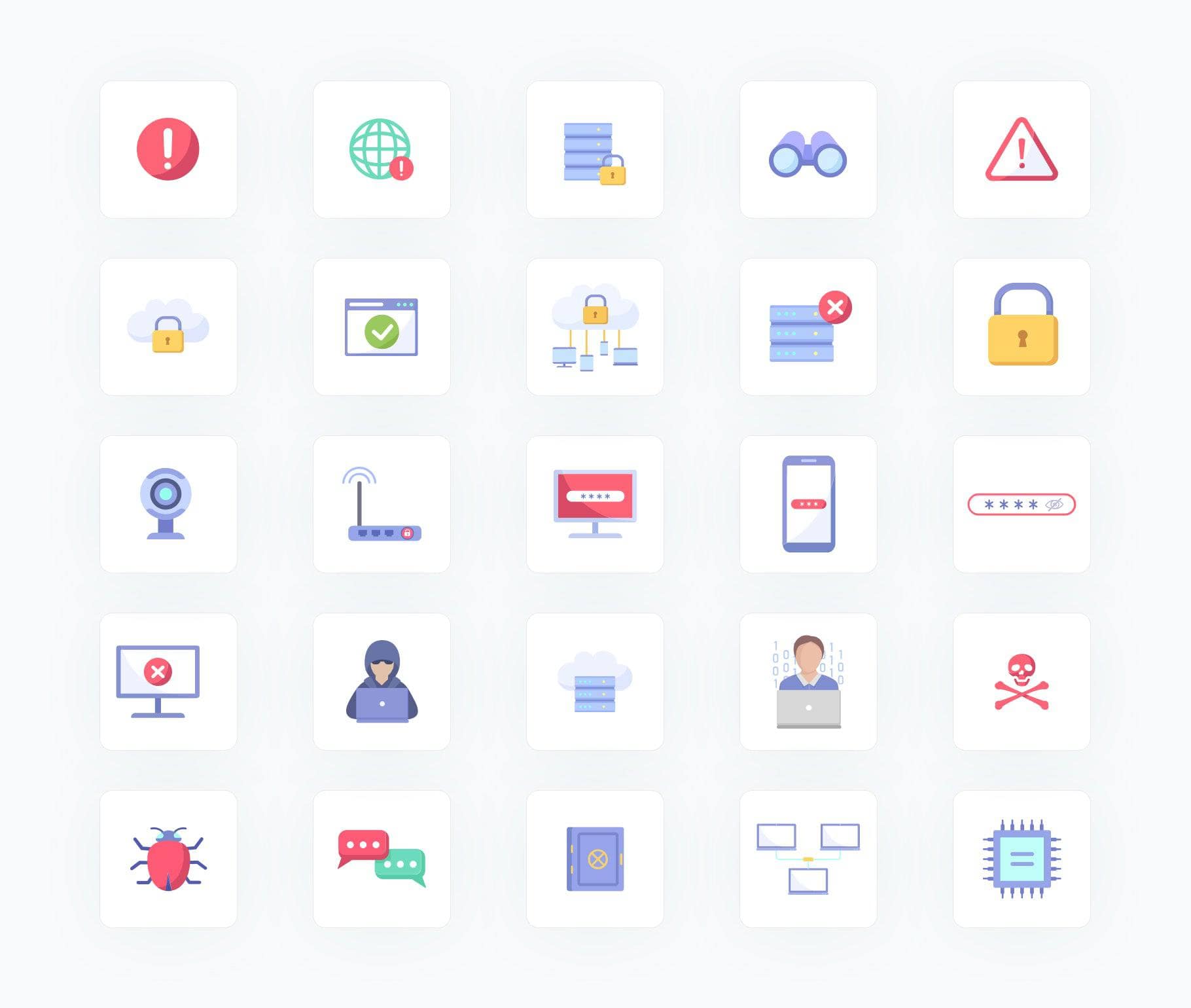 Cybersecurity-Flat-Vector-Icons Icons Cybersecurity Flat Vector Icons S11262102 powerpoint-template keynote-template google-slides-template infographic-template