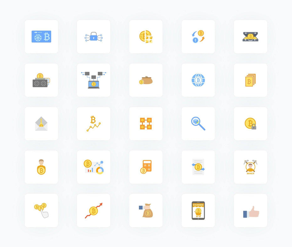 Cyptocurrency-Flat-Vector-Icons Icons Cyptocurrency Flat Vector Icons S11262102 powerpoint-template keynote-template google-slides-template infographic-template