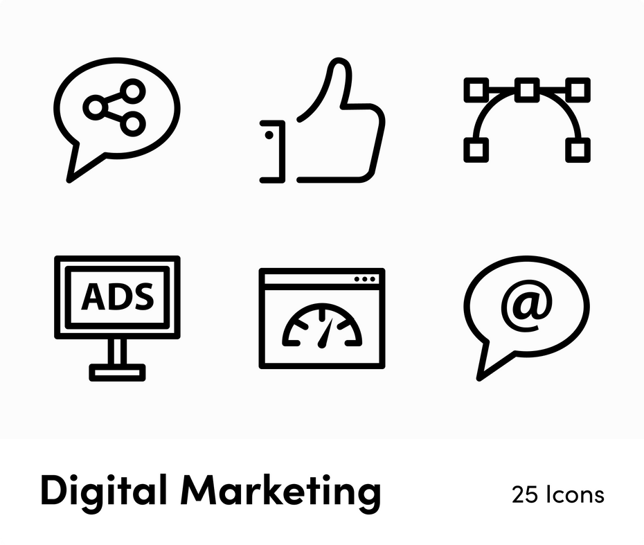 Digital Marketing-Outline-Vector-Icons Icons Digital Marketing Outline Vector Icons S12172101 powerpoint-template keynote-template google-slides-template infographic-template