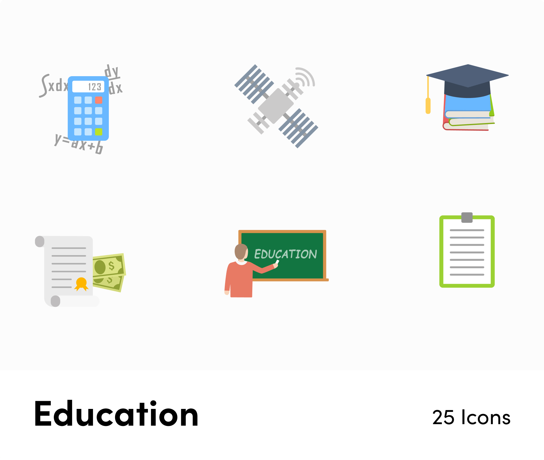 Education-Flat-Vector-Icons Icons Education Flat Vector Icons S01142205 powerpoint-template keynote-template google-slides-template infographic-template