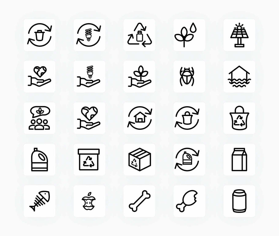 Environment-Outline-Vector-Icons Icons Environment Outline Vector Icons S12162103 powerpoint-template keynote-template google-slides-template infographic-template