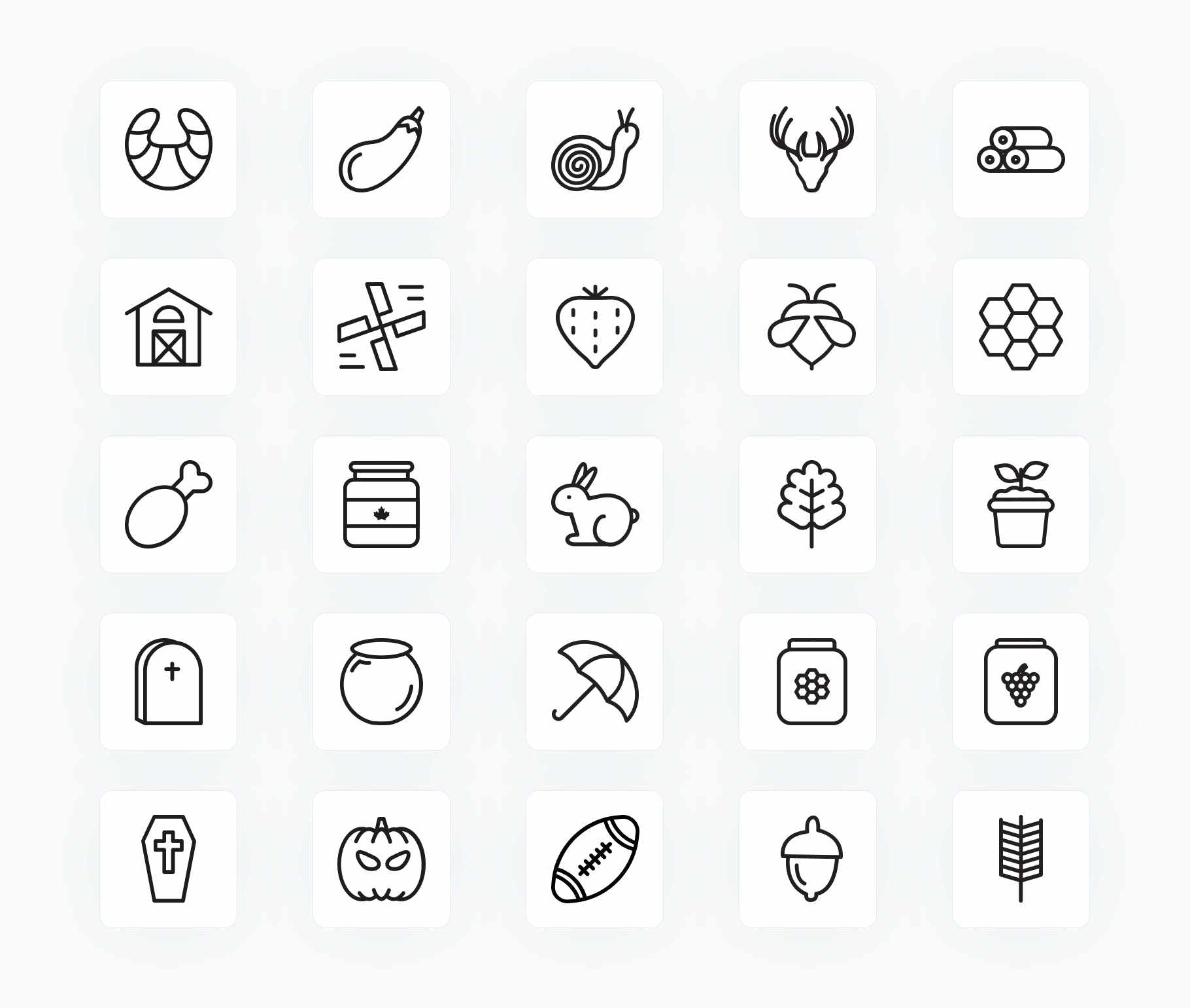 Fall-Outline-Vector-Icons Icons Fall Outline Vector Icons S12212102 powerpoint-template keynote-template google-slides-template infographic-template