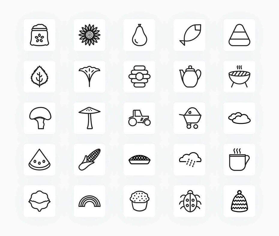 Fall-Outline-Vector-Icons Icons Fall Outline Vector Icons S12212104 powerpoint-template keynote-template google-slides-template infographic-template