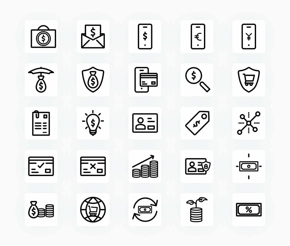 Finance-Outline-Vector-Icons Icons Finance Outline Vector Icons S12162103 powerpoint-template keynote-template google-slides-template infographic-template