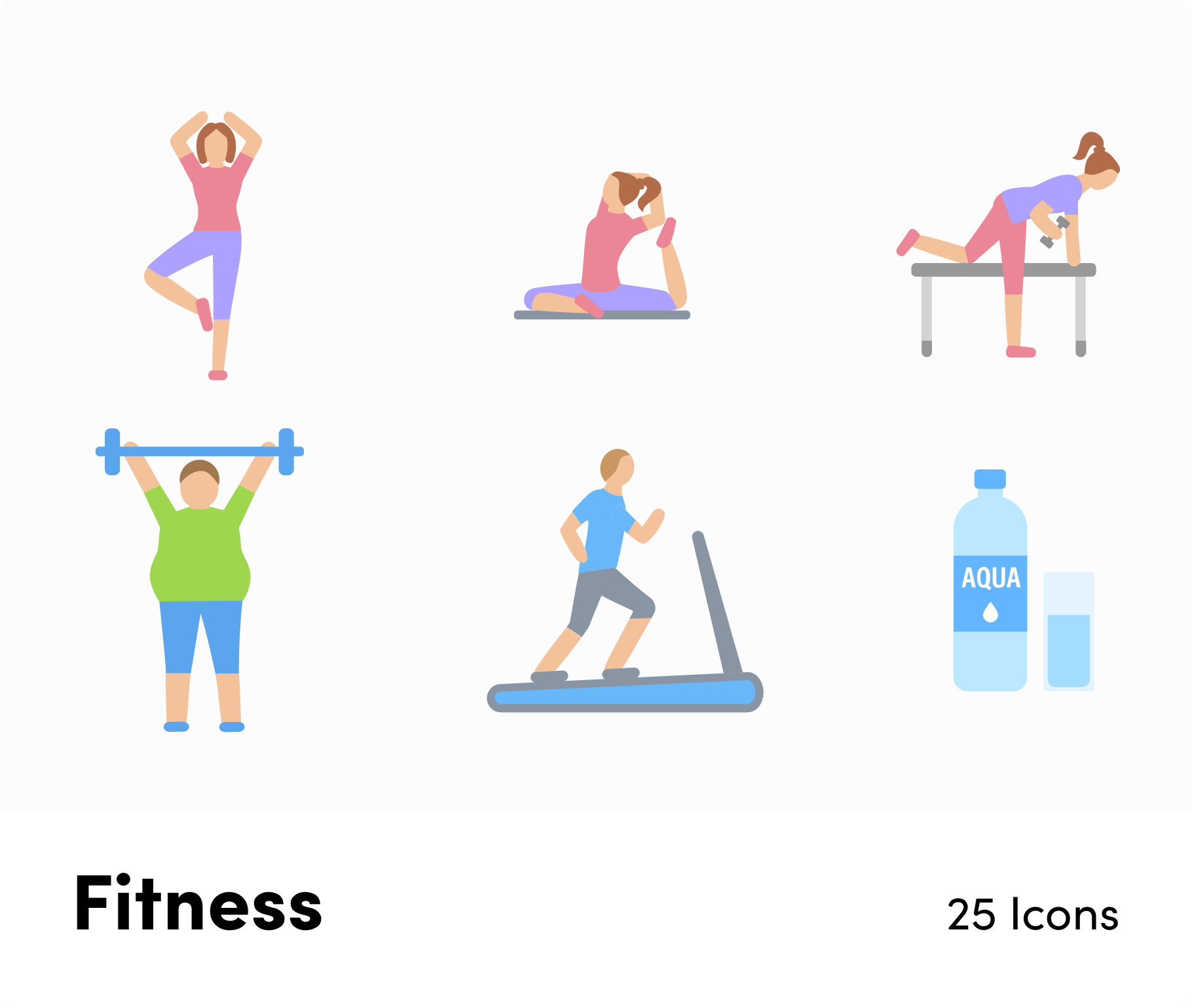 Fitness Flat Vector Icons S12082102-Icons-Fitness-Flat-Vector-Icons-Powerpoint-Keynote-Google-Slides-Adobe-Illustrator-Infografolio