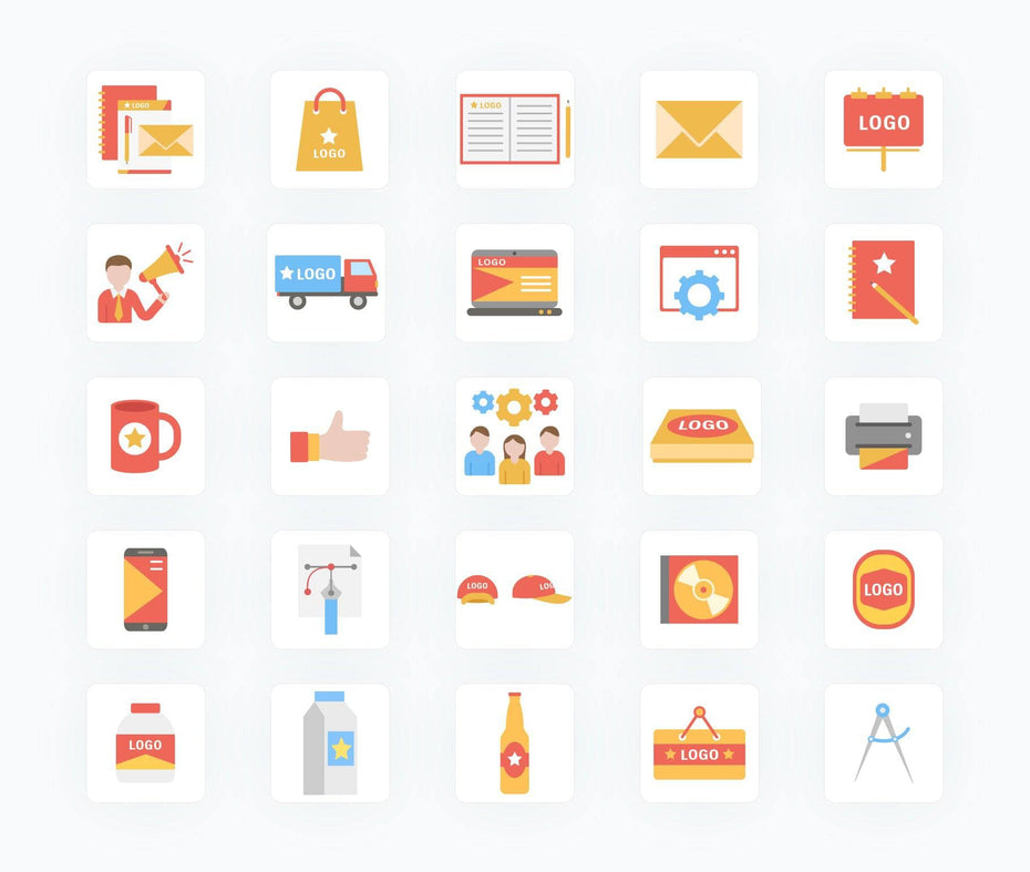 Furniture-Flat-Vector-Icons Icons Branding Flat Vector Icons S02142201 powerpoint-template keynote-template google-slides-template infographic-template