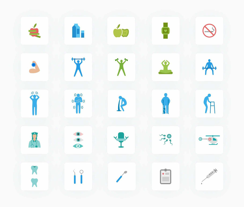 Health Flat Vector Icons S12082101-Icons-Health-Flat-Vector-Icons-Powerpoint-Keynote-Google-Slides-Adobe-Illustrator-Infografolio