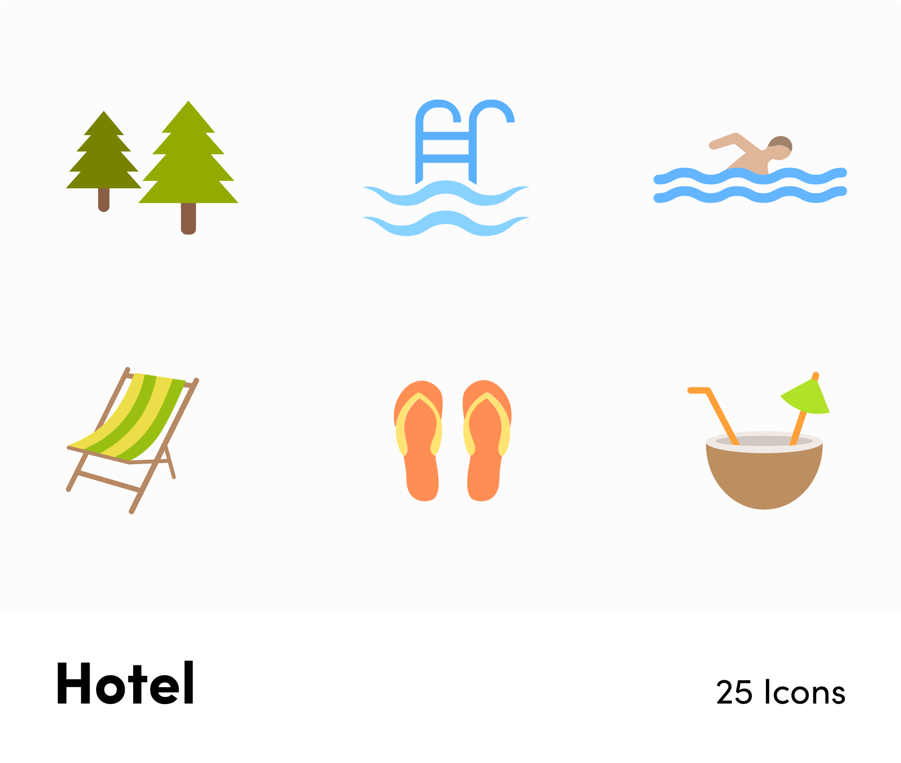 Hotels-Flat-Vector-Icons Icons Hotels Flat Vector Icons S12082104 powerpoint-template keynote-template google-slides-template infographic-template