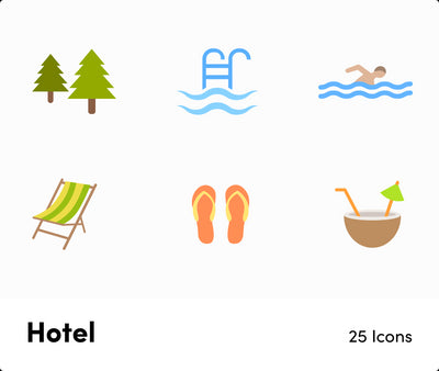 Hotels-Flat-Vector-Icons Icons Hotels Flat Vector Icons S12082104 powerpoint-template keynote-template google-slides-template infographic-template
