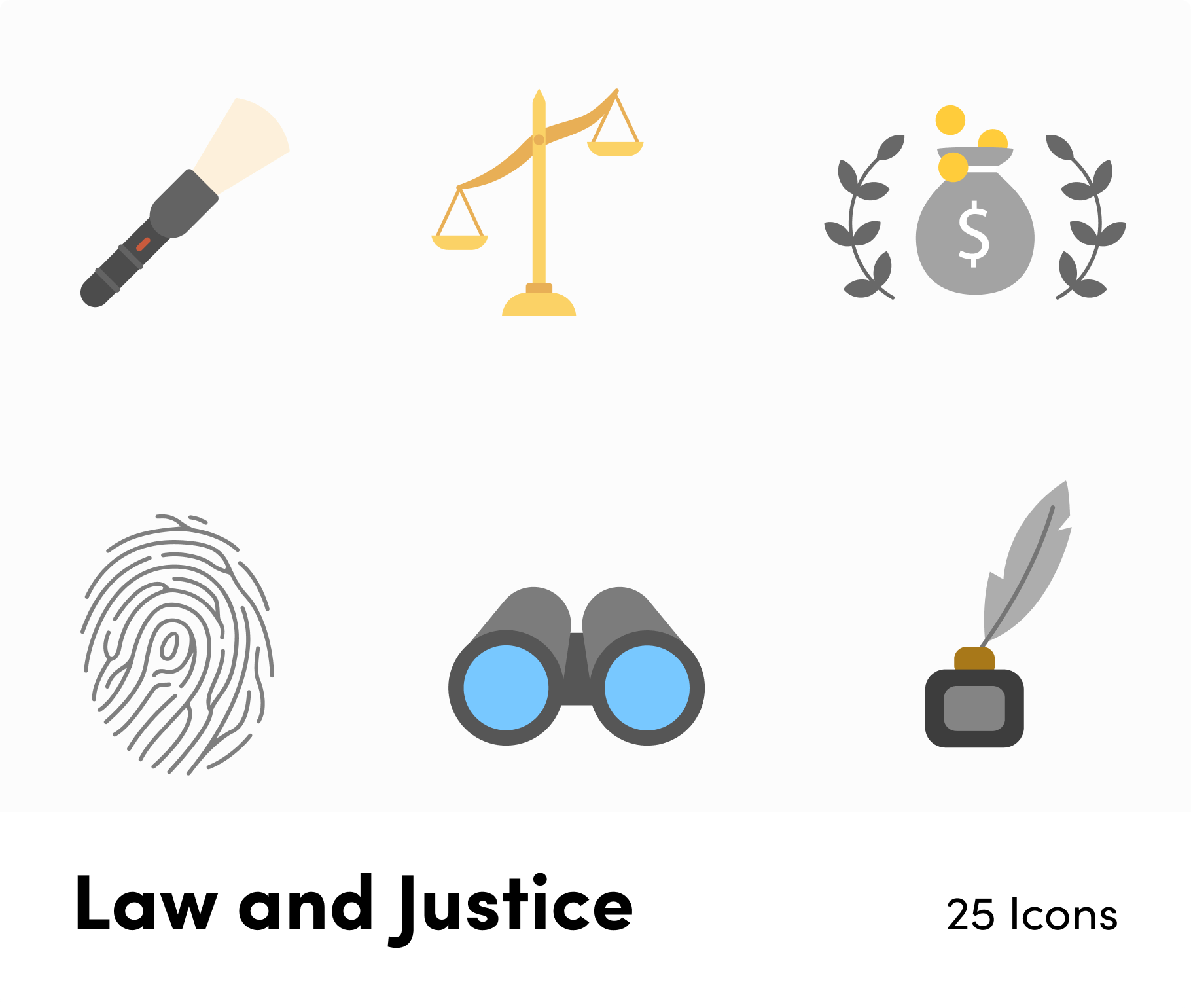 Law and Justice-Flat-Vector-Icons Icons Law and Justice Flat Vector Icons S12082104 powerpoint-template keynote-template google-slides-template infographic-template