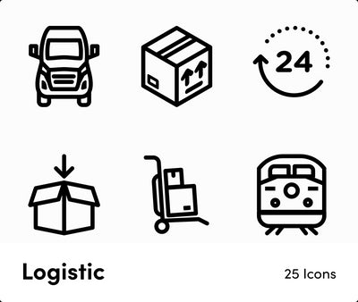 Logistic-Outline-Vector-Icons Icons Logistic Outline Vector Icons S12162101 powerpoint-template keynote-template google-slides-template infographic-template