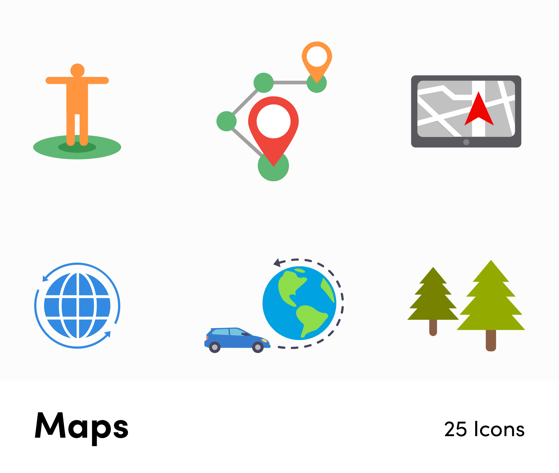 Maps-Flat-Vector-Icons Icons Maps Flat Vector Icons S12082104 powerpoint-template keynote-template google-slides-template infographic-template