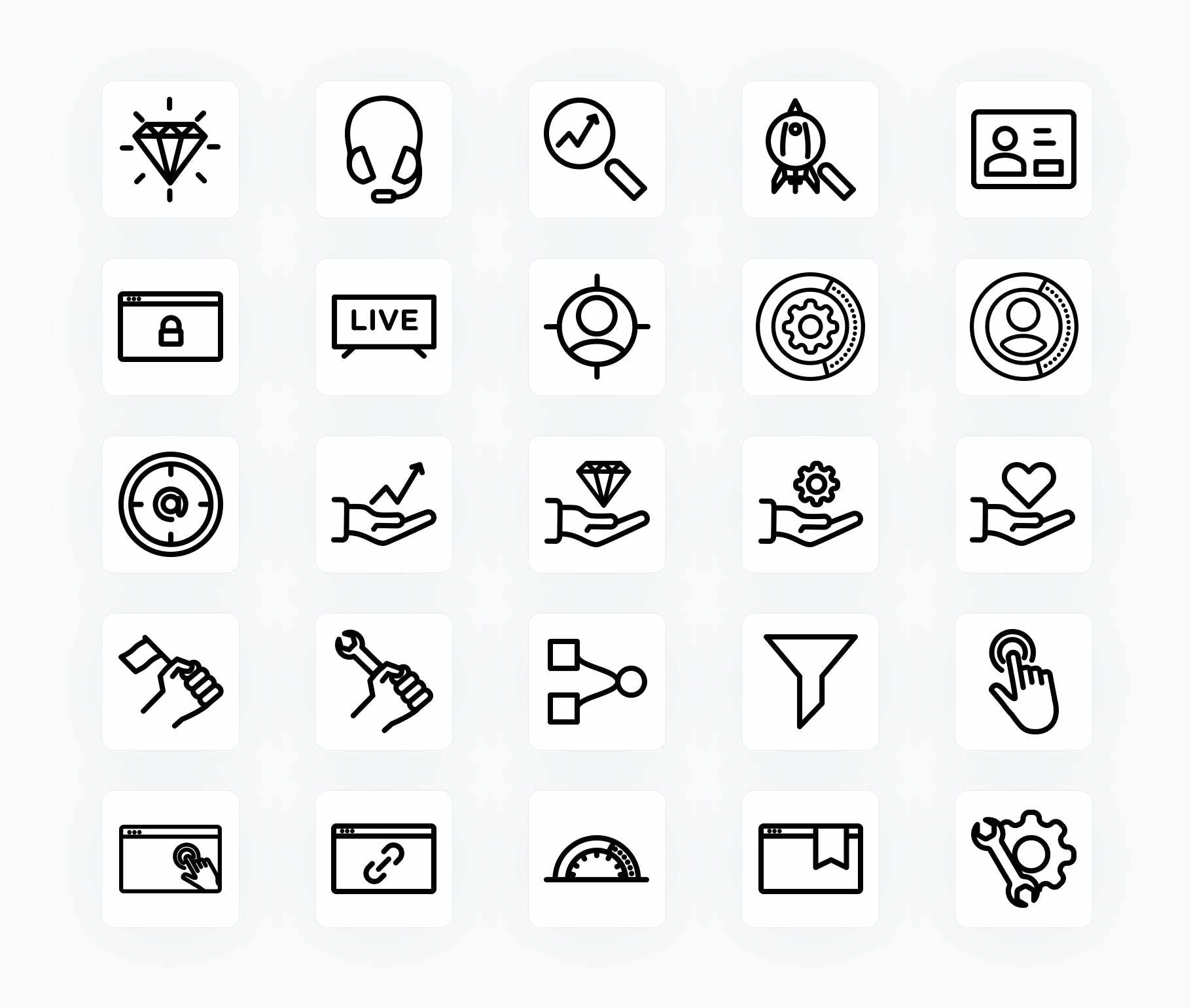 Marketing-Outline-Vector-Icons Icons Marketing Outline Vector Icons S12162102 powerpoint-template keynote-template google-slides-template infographic-template