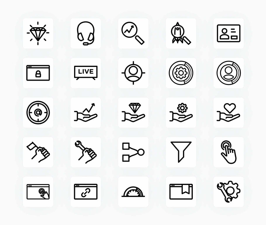 Marketing-Outline-Vector-Icons Icons Marketing Outline Vector Icons S12162102 powerpoint-template keynote-template google-slides-template infographic-template