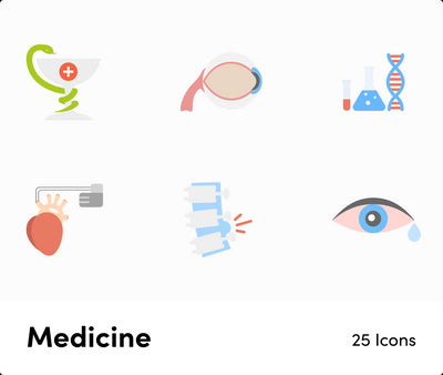 Medicine-Flat-Vector-Icons Icons Medicine Flat Vector Icons S01192201 powerpoint-template keynote-template google-slides-template infographic-template