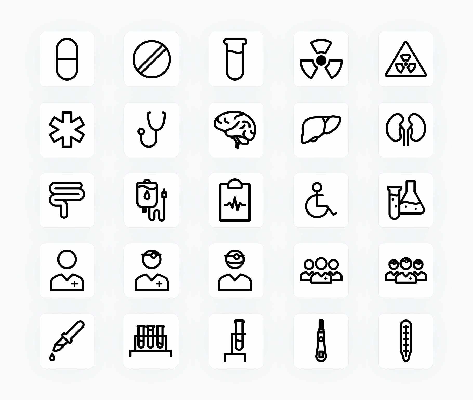 Medicine-Outline-Vector-Icons Icons Medicine Outline Vector Icons S12162101 powerpoint-template keynote-template google-slides-template infographic-template