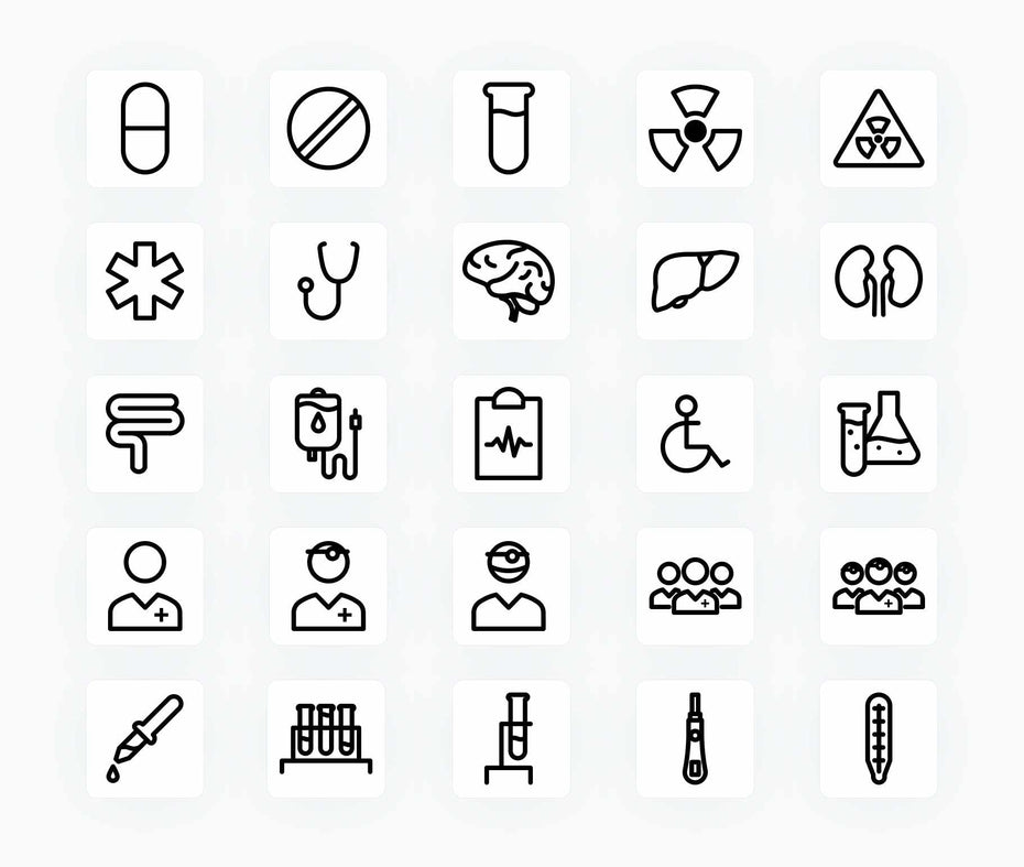 Medicine-Outline-Vector-Icons Icons Medicine Outline Vector Icons S12162101 powerpoint-template keynote-template google-slides-template infographic-template