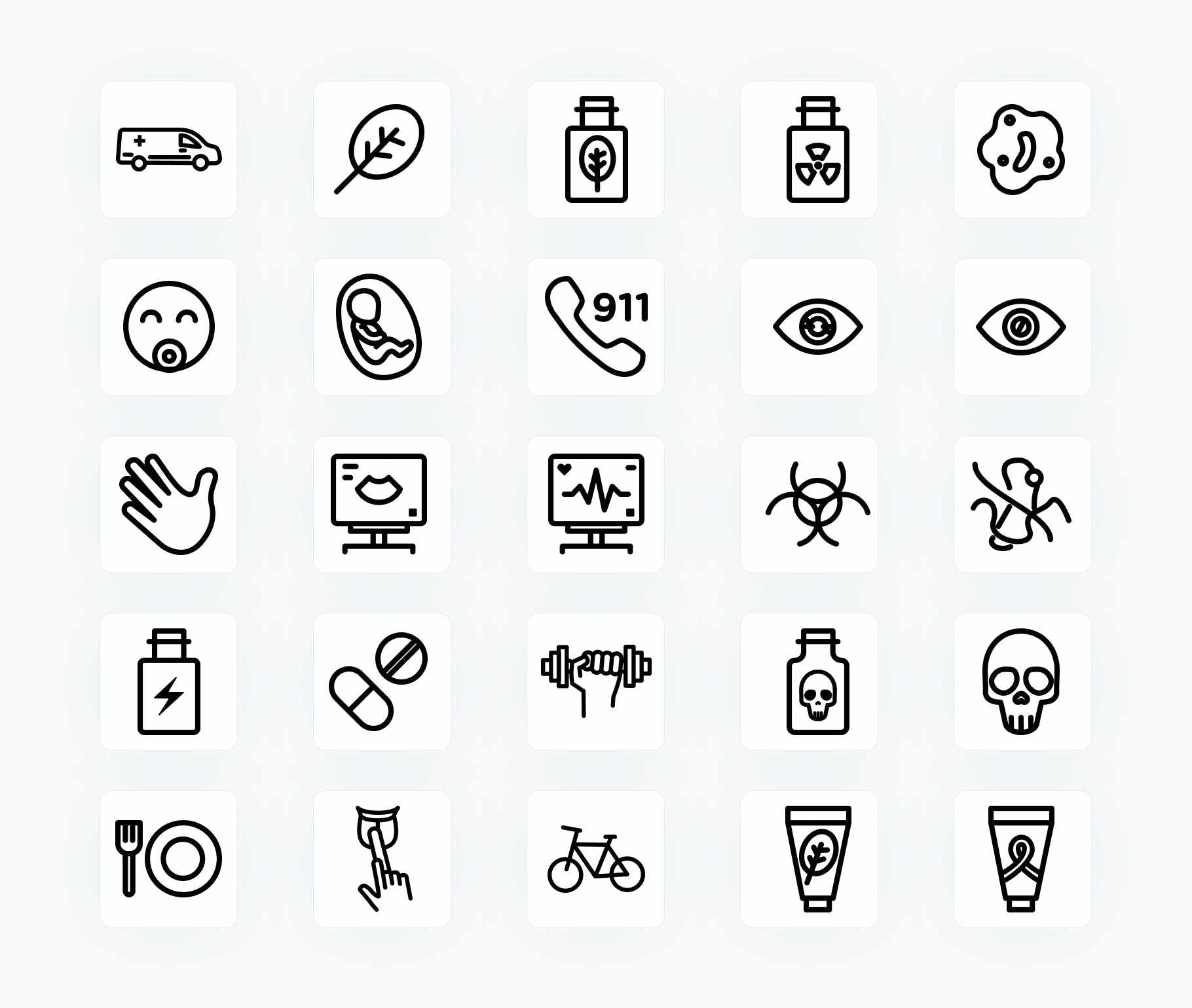 Medicine-Outline-Vector-Icons Icons Medicine Outline Vector Icons S12162104 powerpoint-template keynote-template google-slides-template infographic-template
