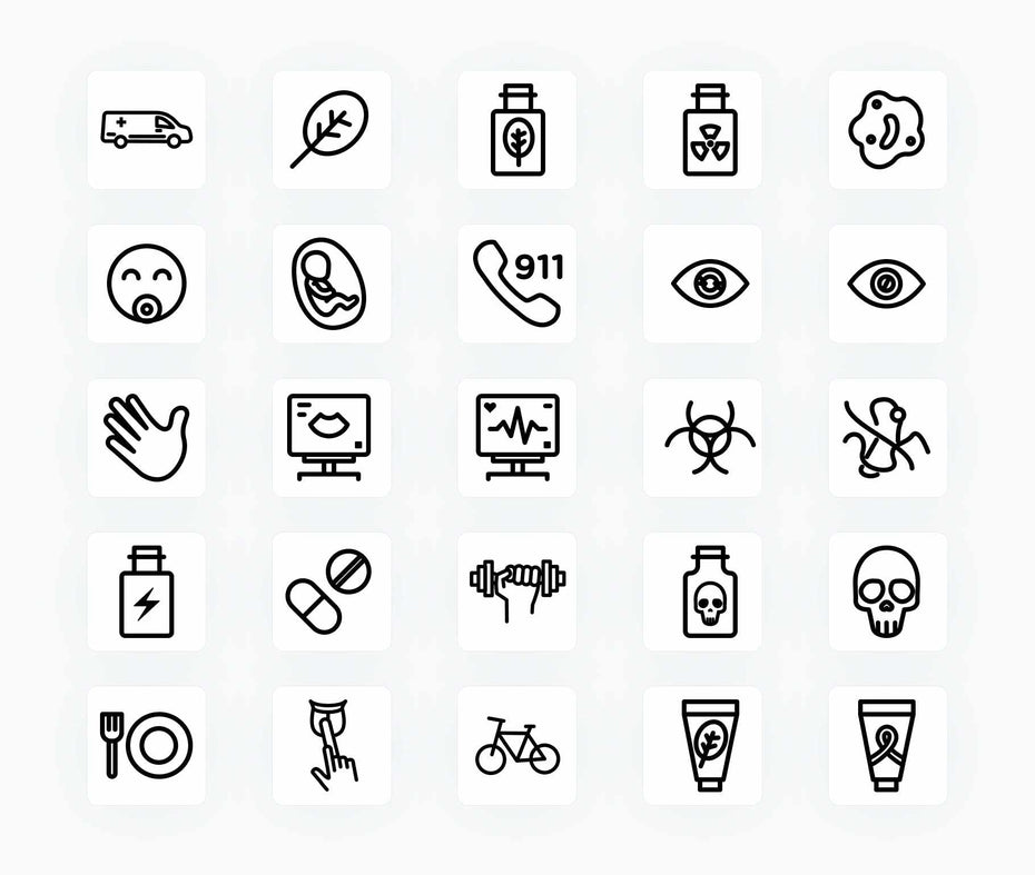 Medicine-Outline-Vector-Icons Icons Medicine Outline Vector Icons S12162104 powerpoint-template keynote-template google-slides-template infographic-template