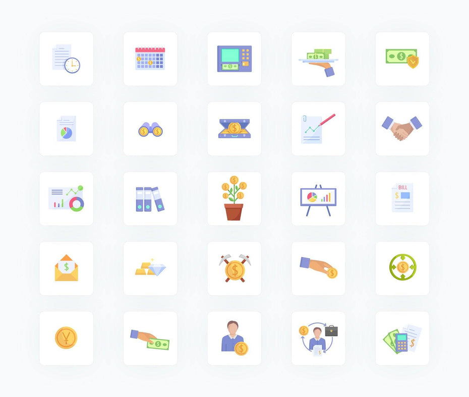 Money and Finances-Flat-Vector-Icons Icons Money and Finances Flat Vector Icons S11262104 powerpoint-template keynote-template google-slides-template infographic-template