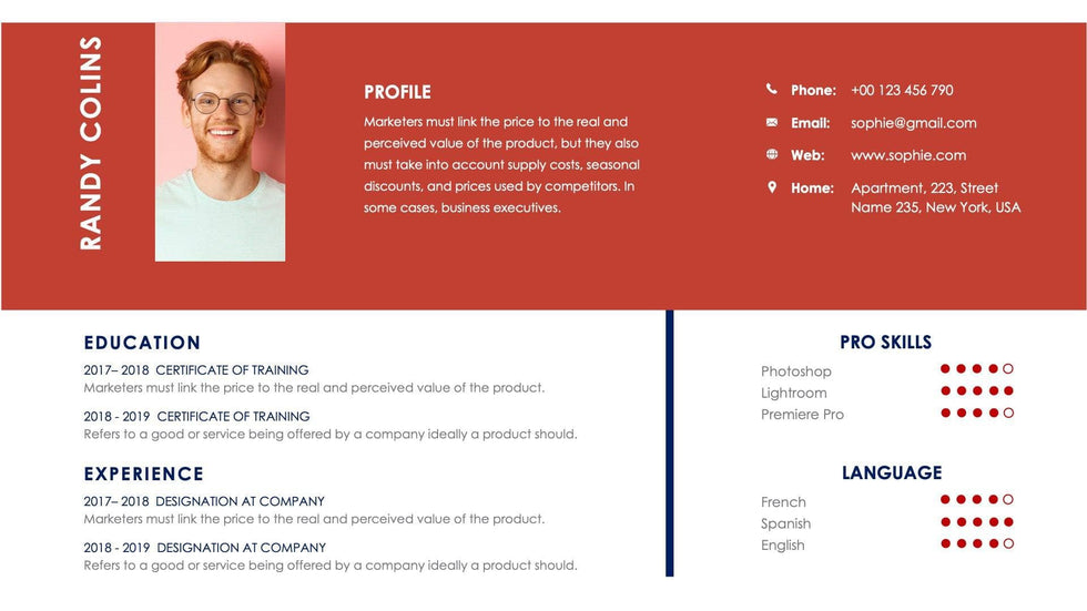 Personal Resume-Slides Slides Personal Resume Slide Infographic Template S01112206 powerpoint-template keynote-template google-slides-template infographic-template