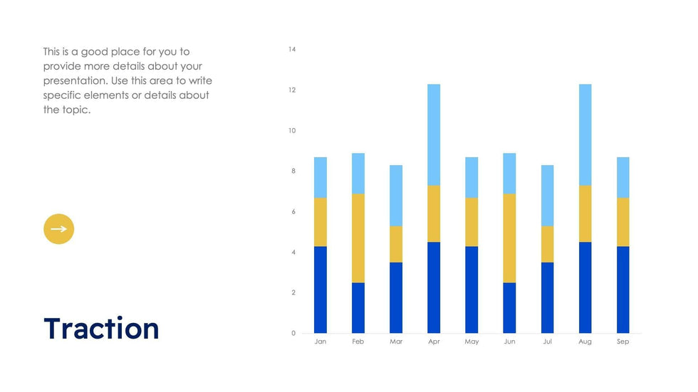 Pitch-Deck-Slides Slides Blue Light Yellow Luxury and Professional Presentation Pitch Deck Template S10032201 powerpoint-template keynote-template google-slides-template infographic-template