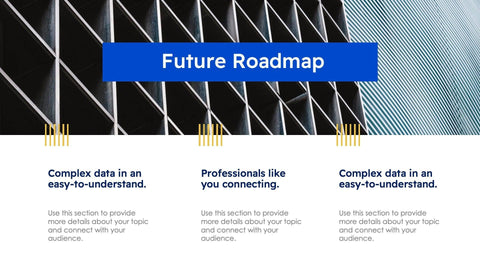 Pitch-Deck-Slides Slides Blue Light Yellow Luxury and Professional Presentation Pitch Deck Template S10032201 powerpoint-template keynote-template google-slides-template infographic-template