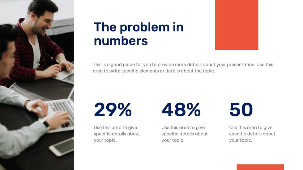 Pitch-Deck-Slides Slides Orange and Blue Minimal and Professional Presentation Sales Deck Template S11022201 powerpoint-template keynote-template google-slides-template infographic-template