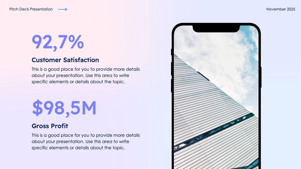 Pitch-Deck-Slides Slides Pink and Blue Gradient and Professional Presentation Business Proposal Template S10112201 powerpoint-template keynote-template google-slides-template infographic-template