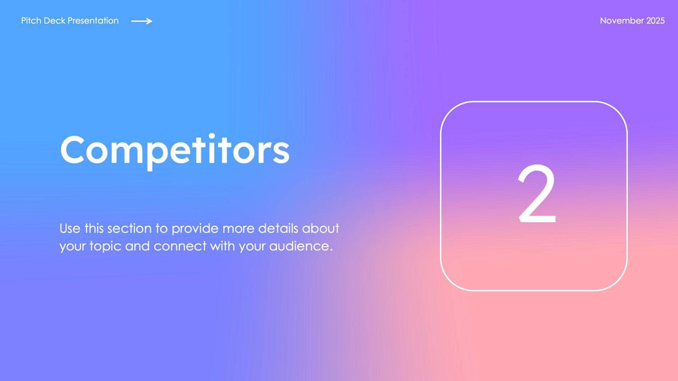 Pitch-Deck-Slides Slides Pink and Blue Gradient and Professional Presentation Business Proposal Template S10112201 powerpoint-template keynote-template google-slides-template infographic-template