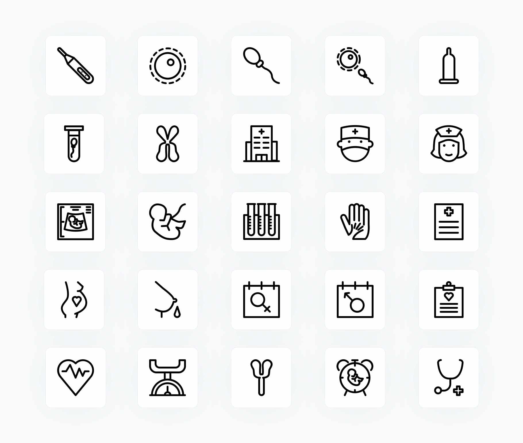 Pregnancy-Outline-Vector-Icons Icons Pregnancy Outline Vector Icons S12222101 powerpoint-template keynote-template google-slides-template infographic-template