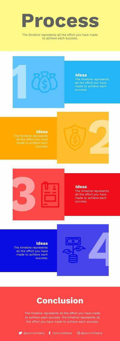 Process Infographics V6-Process-Powerpoint-Keynote-Google-Slides-Adobe-Illustrator-Infografolio