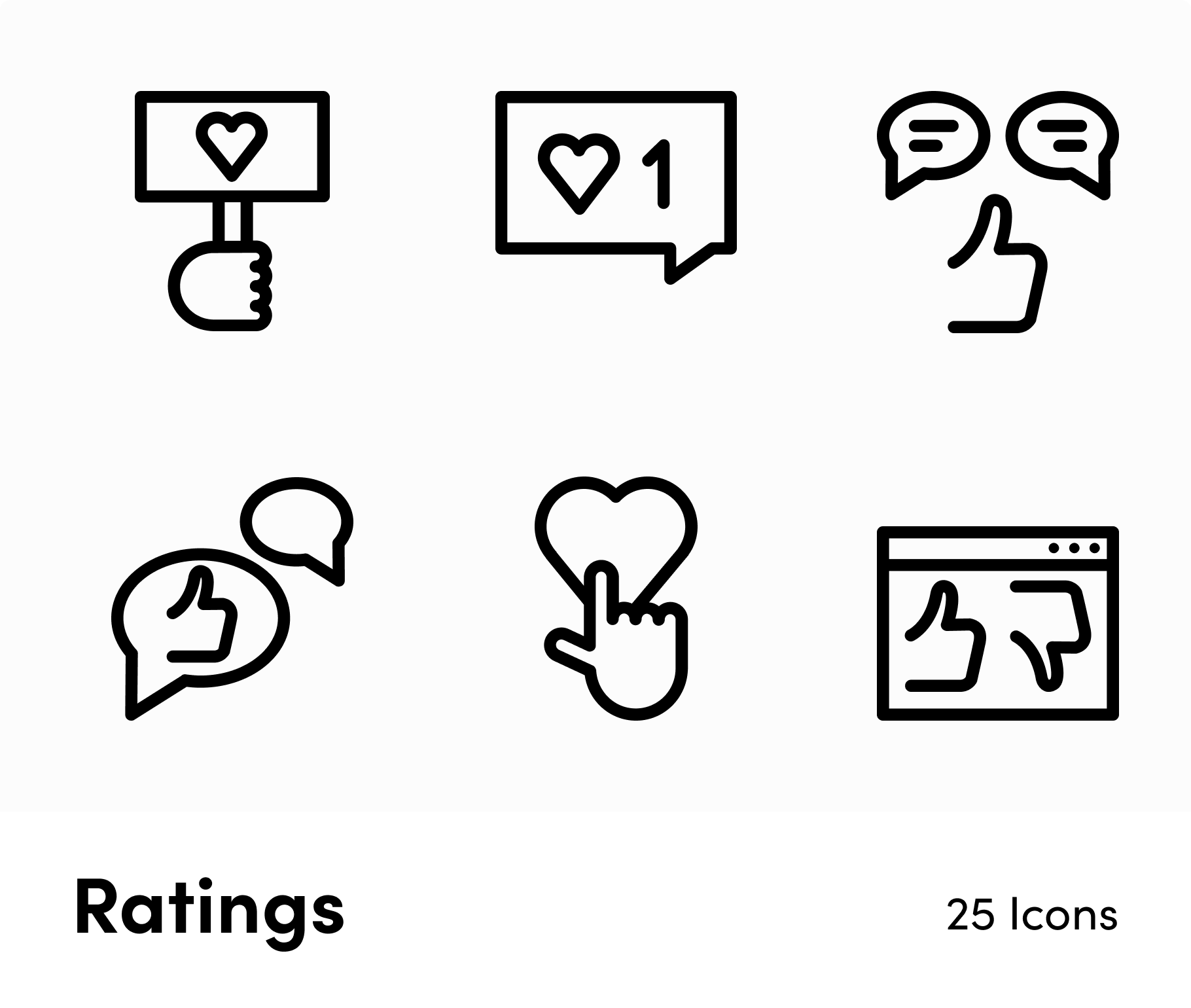 Ratings Customer Review-Outline-Vector-Icons Icons Ratings Customer Review Outline Vector Icons S12212101 powerpoint-template keynote-template google-slides-template infographic-template