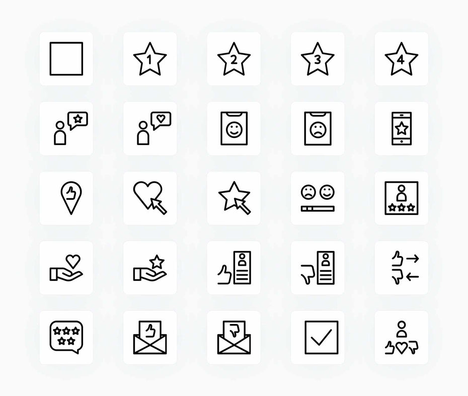 Ratings Customer Review-Outline-Vector-Icons Icons Ratings Customer Review Outline Vector Icons S12212102 powerpoint-template keynote-template google-slides-template infographic-template