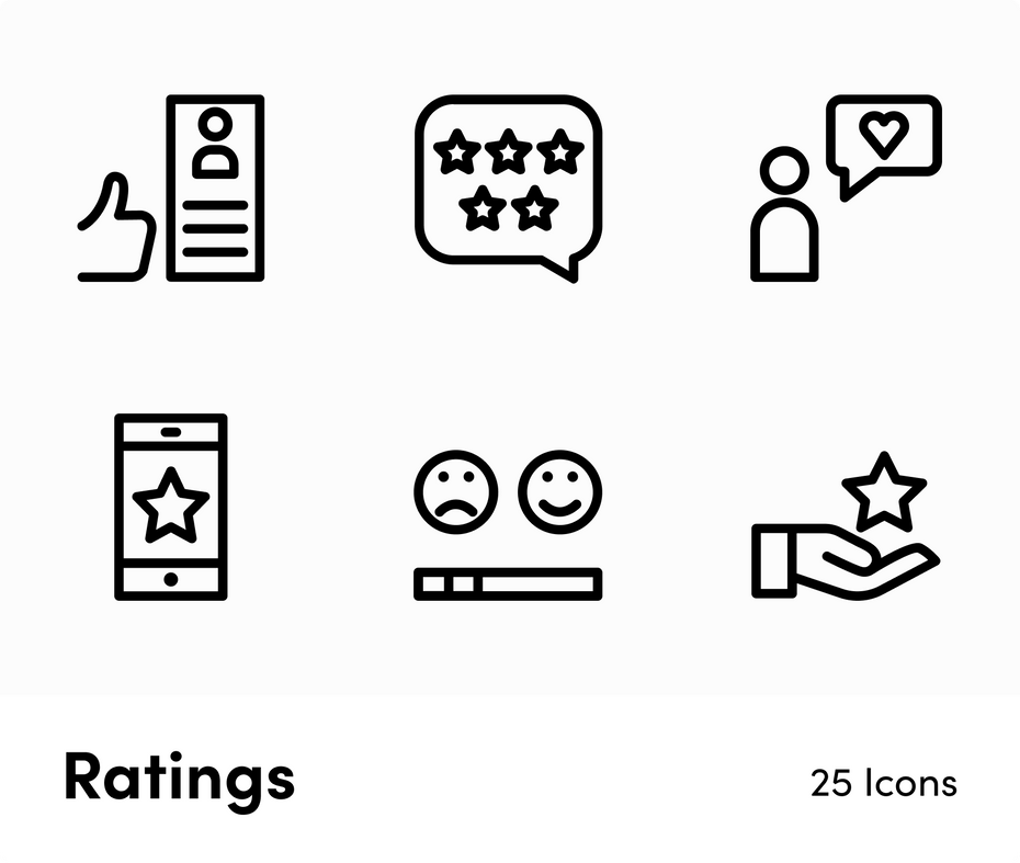 Ratings Customer Review-Outline-Vector-Icons Icons Ratings Customer Review Outline Vector Icons S12212102 powerpoint-template keynote-template google-slides-template infographic-template