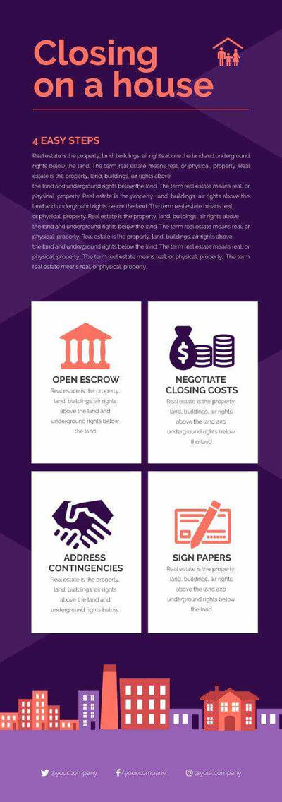 Dark Violet and Soft Red Bold and Formal Real Estate Infographic Template-Real Estate-Powerpoint-Keynote-Google-Slides-Adobe-Illustrator-Infografolio