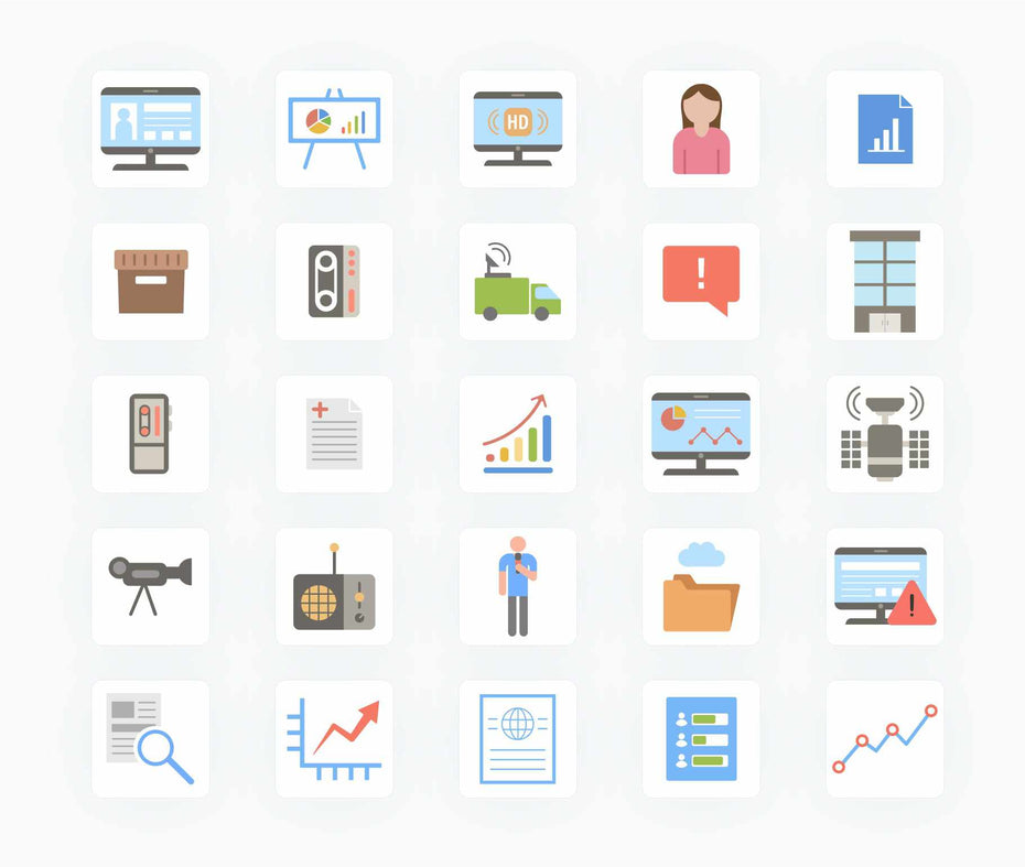 Reports-Flat-Vector-Icons Icons Reports Flat Vector Icons S12082102 powerpoint-template keynote-template google-slides-template infographic-template