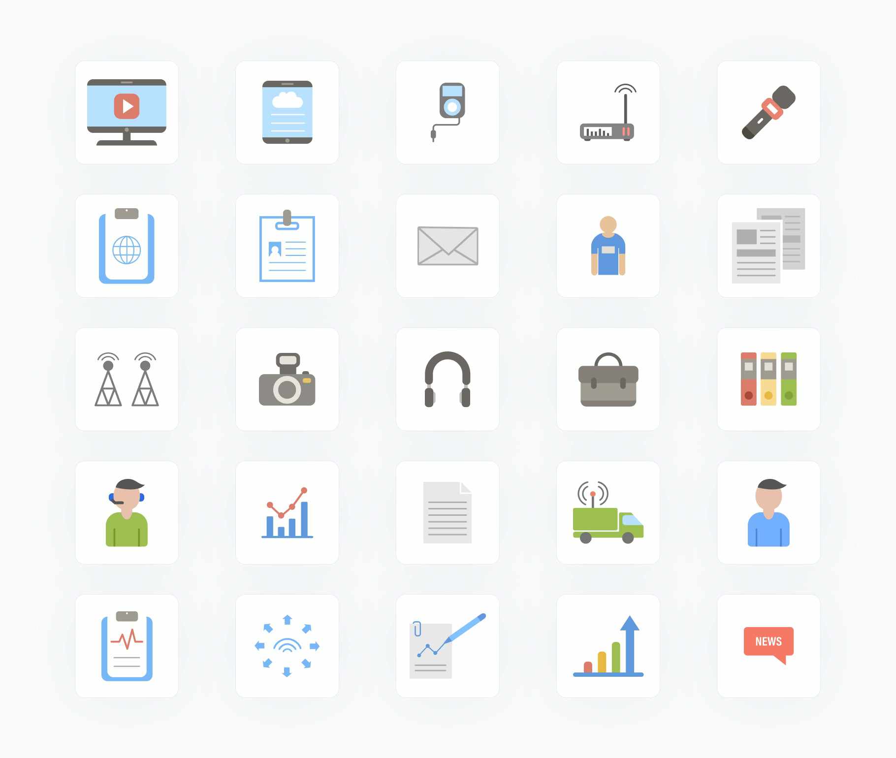 Reports-Flat-Vector-Icons Icons Reports Flat Vector Icons S12082103 powerpoint-template keynote-template google-slides-template infographic-template