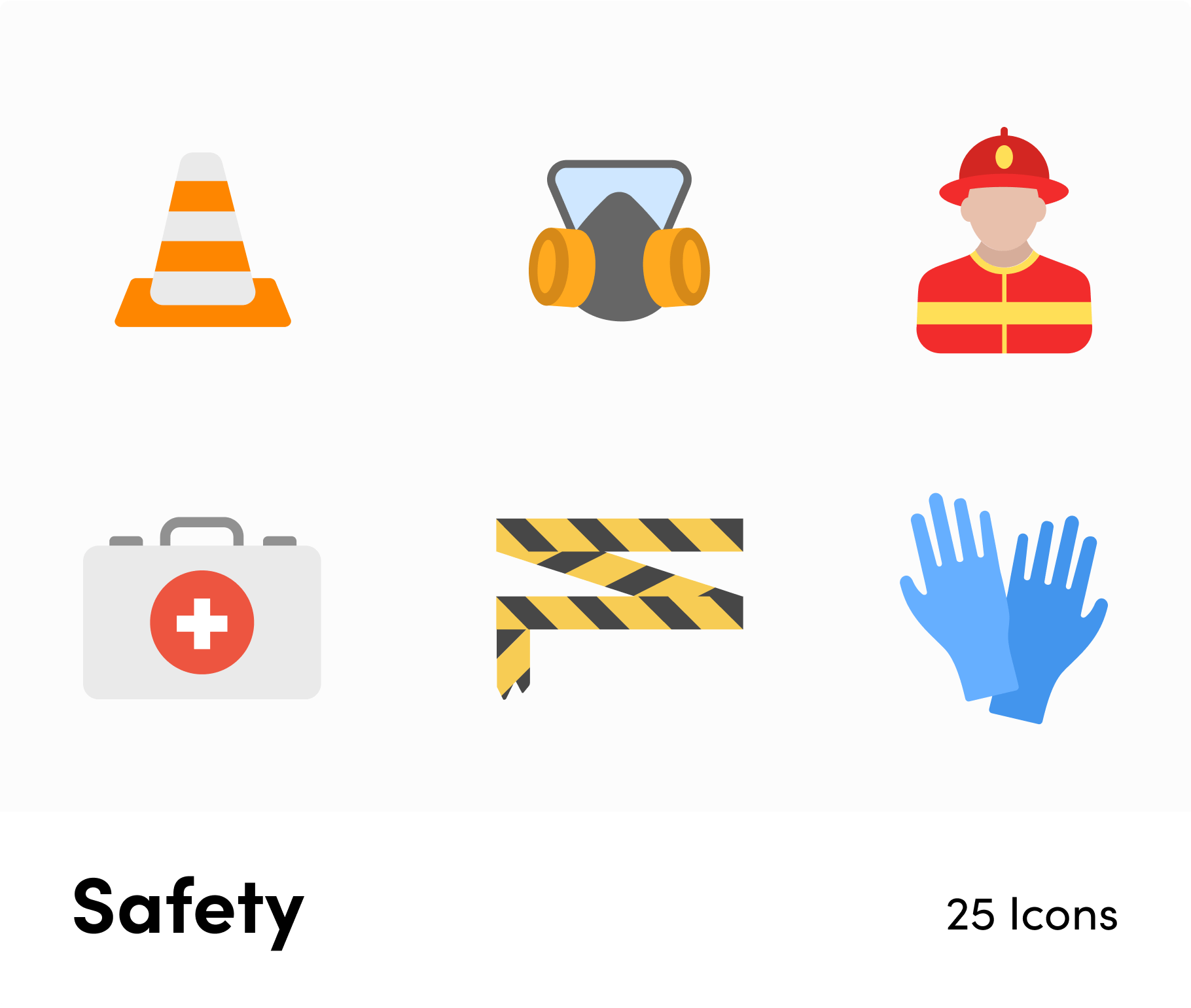 Safety -Flat -Vector-Icons Icons Safety Flat Vector Icons S12102103 powerpoint-template keynote-template google-slides-template infographic-template
