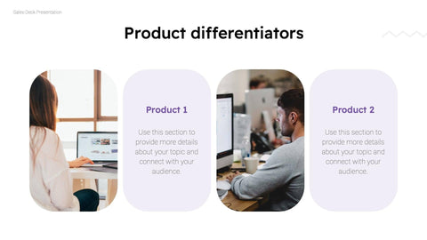 Sales-Deck Slides Blue and Purple Gradient and Professional Presentation Sales Deck Template S11012201 powerpoint-template keynote-template google-slides-template infographic-template