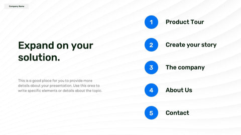 Sales-Deck Slides Blue Black and White Minimal and Professional Presentation Sales Deck Template S11022201 powerpoint-template keynote-template google-slides-template infographic-template