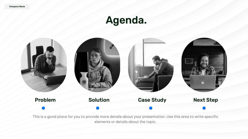 Sales-Deck Slides Blue Black and White Minimal and Professional Presentation Sales Deck Template S11022201 powerpoint-template keynote-template google-slides-template infographic-template